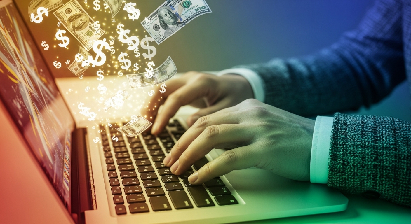 Ilustração de funil de vendas demonstrando conversão de público-alvo em clientes por meio de Tráfego Pago.